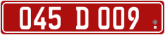 License plate of Georgia, Diplomatic