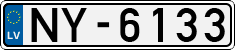 License plate of Latvia, Regular car plates
