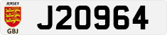 License plate of Jersey, Regular plates (J123456)