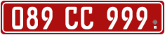 License plate of Georgia, Diplomatic