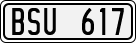 License plate of Sweden, Regular plates
