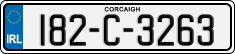 License plate of Ireland, Regular plates