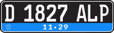 License plate of Indonesia, Regular plates