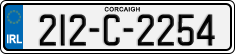 License plate of Ireland, Regular plates