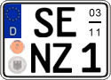 German license plate, Seasonal plates