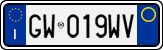 License plate of Italy, Cars (1994 year series)