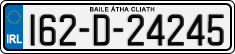 License plate of Ireland, Regular plates