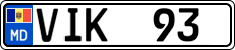 License plate of Moldova, Cars (2015)
