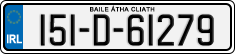 License plate of Ireland, Regular plates