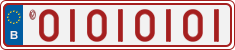 License plate of Belgium, Vanity Plates (2014)