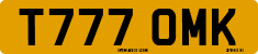 License plate of the United Kingdom, 1983 year system