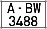 License plates of Spain, 1971 year series