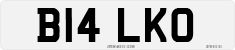 License plate of the United Kingdom, 1983 year system