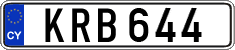 License plate of Cyprus, Regular plates