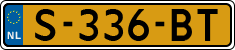 License plate of the Netherlands, Cars