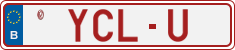 License plate of Belgium, Vanity Plates (2014)