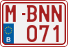 License plate of Belgium, Regular plates (2010)