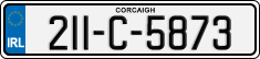 License plate of Ireland, Regular plates