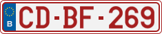 License plate of Belgium, Diplomatic