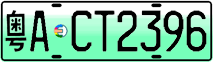 License plate of China, Electric vehicles