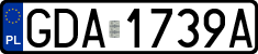 License plates of Poland, Regular car plates