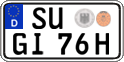 German license plate, Plates for oldtimers (type 