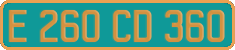 French license plate, Diplomatic