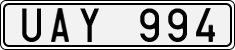 License plate of Sweden, Regular plates