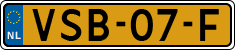 License plate of the Netherlands, Light Commercial Vehicles (1994 system)