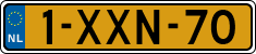 License plate of the Netherlands, Cars