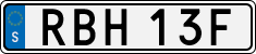 License plate of Sweden, Regular plates