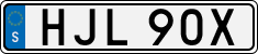 License plate of Sweden, Regular plates