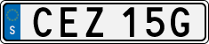 License plate of Sweden, Regular plates