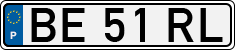 License plate of Portugal, Regular plates