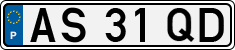 License plate of Portugal, Regular plates