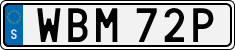 License plate of Sweden, Regular plates