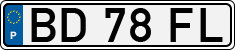 License plate of Portugal, Regular plates