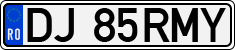 License plate of Romania, Regular plates