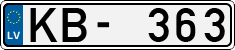 License plate of Latvia, Regular car plates