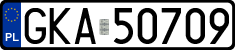 License plates of Poland, Regular car plates