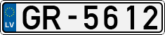 License plate of Latvia, Regular car plates