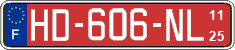 French license plate, SIV (transit plates)