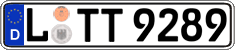 German license plate, Regular plates