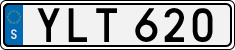 License plate of Sweden, Regular plates