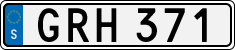 License plate of Sweden, Regular plates