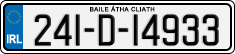 License plate of Ireland, Regular plates