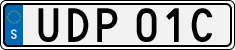License plate of Sweden, Regular plates