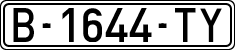 License plates of Spain, 1971 year series