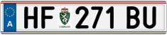 License plate of Austria, Regular plates
