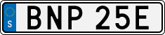 License plate of Sweden, Regular plates